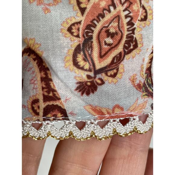 Beulah Mini Dress Striped Paisley Patchwork Small - Picture 9 of 13